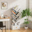 Bibliothèque à 8 niveaux avec tiroir, bibliothèque haute en bois avec conception anti-basculement, tablette de rangement peu encombrante pour la chambre à coucher, le salon et le bureau personnel-133225729-133699214
