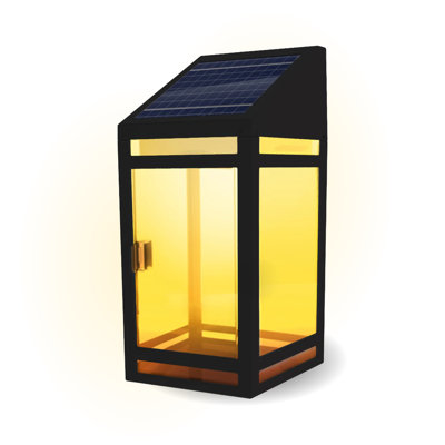 Alonie Outdoor Solar LED Wall Lantern