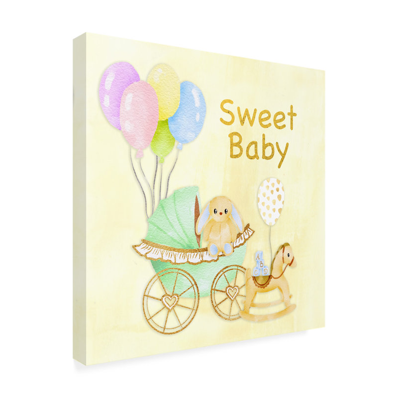 «Sweet Baby on Canvas» par Jean Plout, H 35 po x l 35 po x P 2 po
