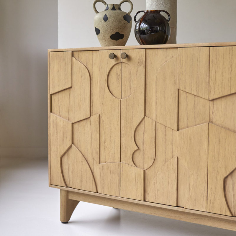 Otho 63.78'' W Solid Wood Sideboard