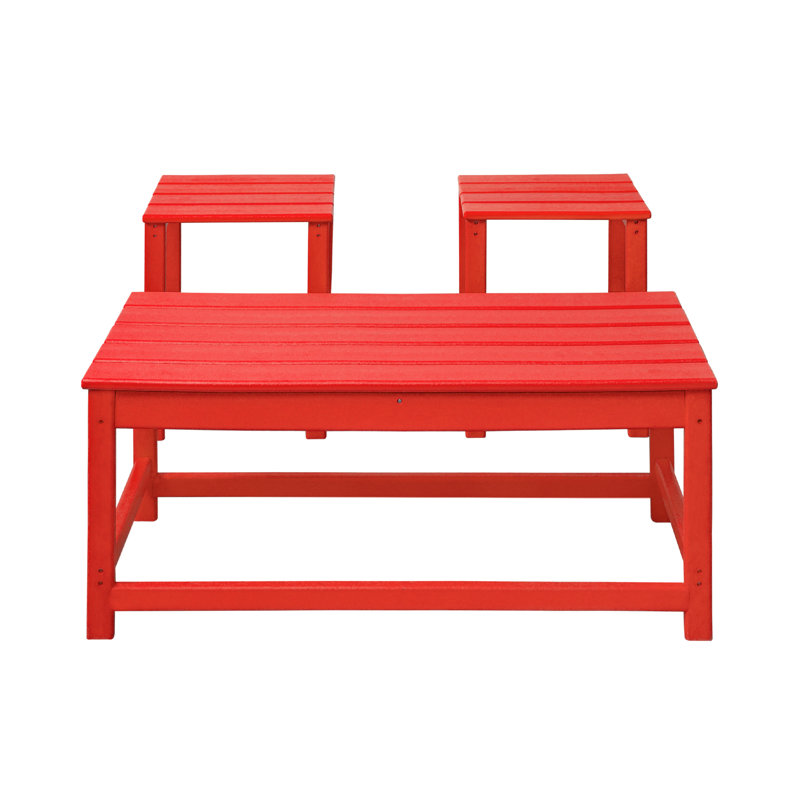 Table d'appoint et table basse Alger, Rouge