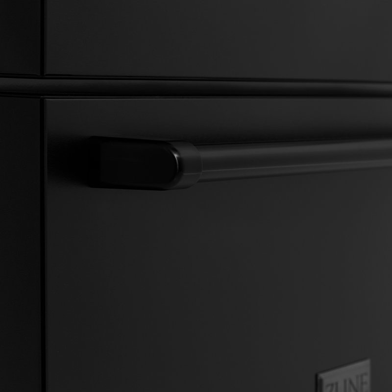 ZLINE 36" Autograph Edition 22.5 cu. ft Freestanding French Door Refrigerator with Ice Maker in Fingerprint, Champagne Bronze