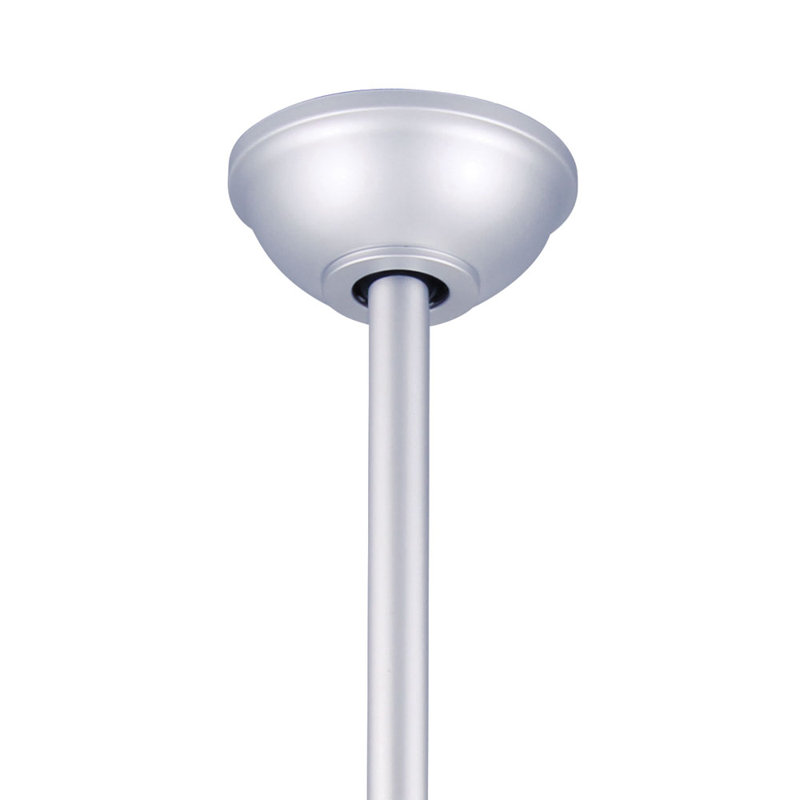 52" Silver LED Ceiling Fan with Remote and Light Kit