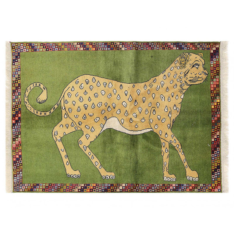Mikkayla One-of-a-Kind 3'5'' X 4'9'' Hand Knotted Area Rug
