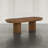 Auden 102" Double Pedestal Seven Piece Dining Set - Chestnut Table With Rust Chairs-461161403-461161381