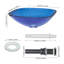 Belfry Bathroom 420mm L x 420mm W Tempered Glass Square Sink-27567085