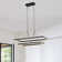 Antwaine 2-Light Modern Chandelier Rectangular Kitchen Island Pendant with Remote Control