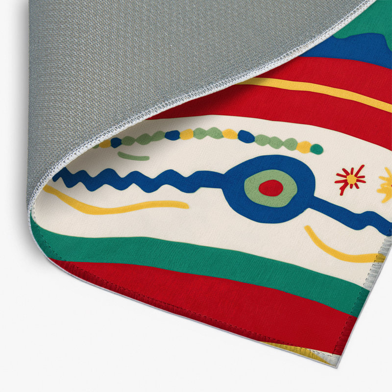 Tapis intérieur et extérieur Peppy Loop, Rectangle 4' x 6'