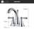Contour Collection 2 Handle Centerset Lavatory Bathroom Sink Faucet with Drain Assembly - Chrome Polished-10280560