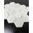 Bianco Dolomite Marble 3" Hexagon Wall & Floor Mosaic-97975194