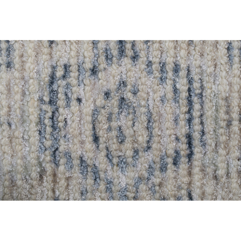 Stefano 15701-850 beige / marine, Rectangulaire 8 pi x 10 pi