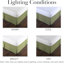 Jupe de lit plissée en microfibre brossée double 15 pouces Southshore Fine Linens Vilano-912812008-912812026