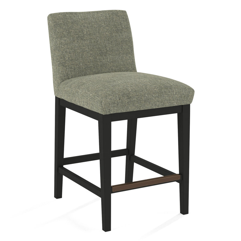 Upholstered Stool, Applause Bravo, Black