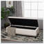 Banc de rangement en tissu Aryahi