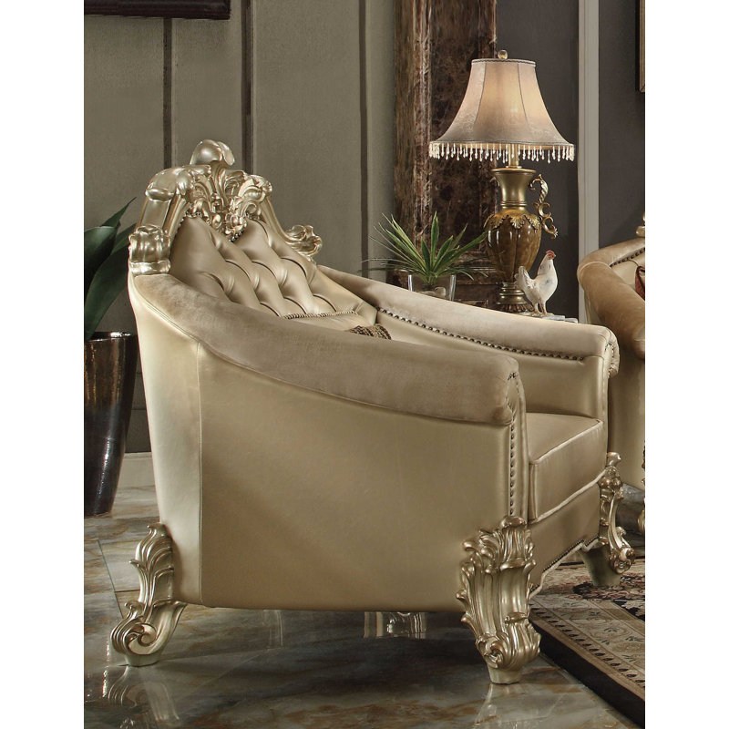 Fauteuil club Carlene, Similicuir os