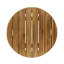 Table d'appoint en bois 16 po, finition, avec saveur rustique et table d'extérieur durable en bois, aspect