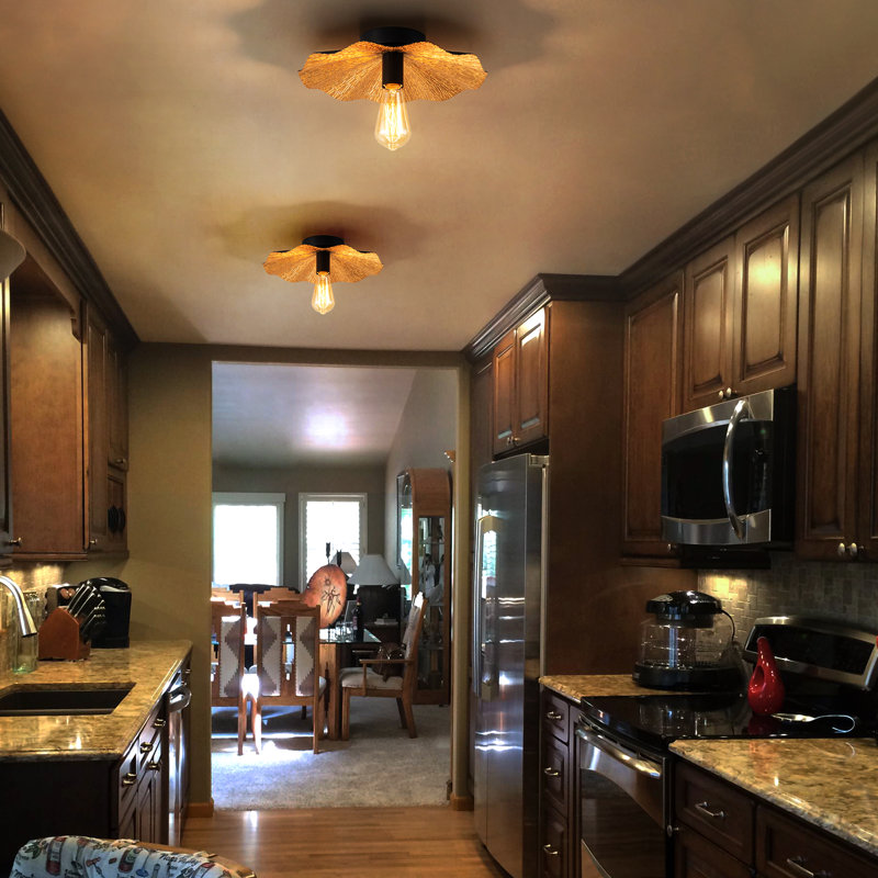 Flower Semi Flush Mount