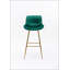 Ensemble de 2 tabourets de bar avec tabouret de comptoir en velours chromé-1567158120-1567158123