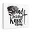 Stand For The Flag, Kneel At The Cross - Wrapped Canvas Print-826166506