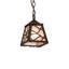 Luminaire suspendu géométrique 1 lumières simple Branches