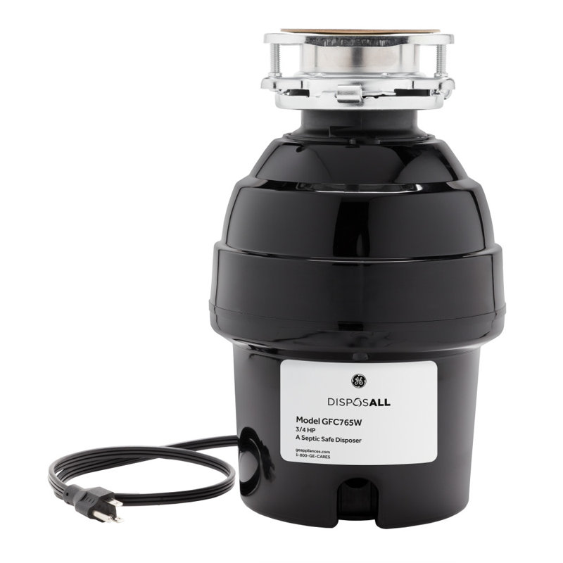 Disposall 3/4 HP Continuous Feed Garbage Disposer - Corded