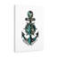 Blue Anchored Hebrews 6:19 - Wrapped Canvas Print