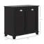Armoire pour panier à linge inclinable HOMcom