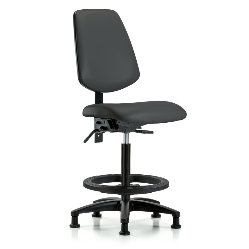 Chaise de dessin Jana, Anthracite, Patins, Inclus