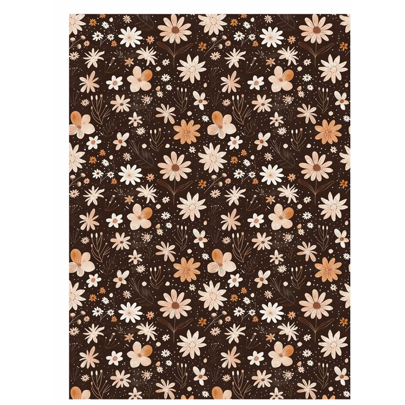 Motif floral d'automne sans cadre
