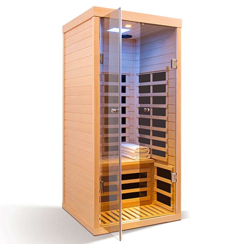 Grand sauna en pruche pour une personne