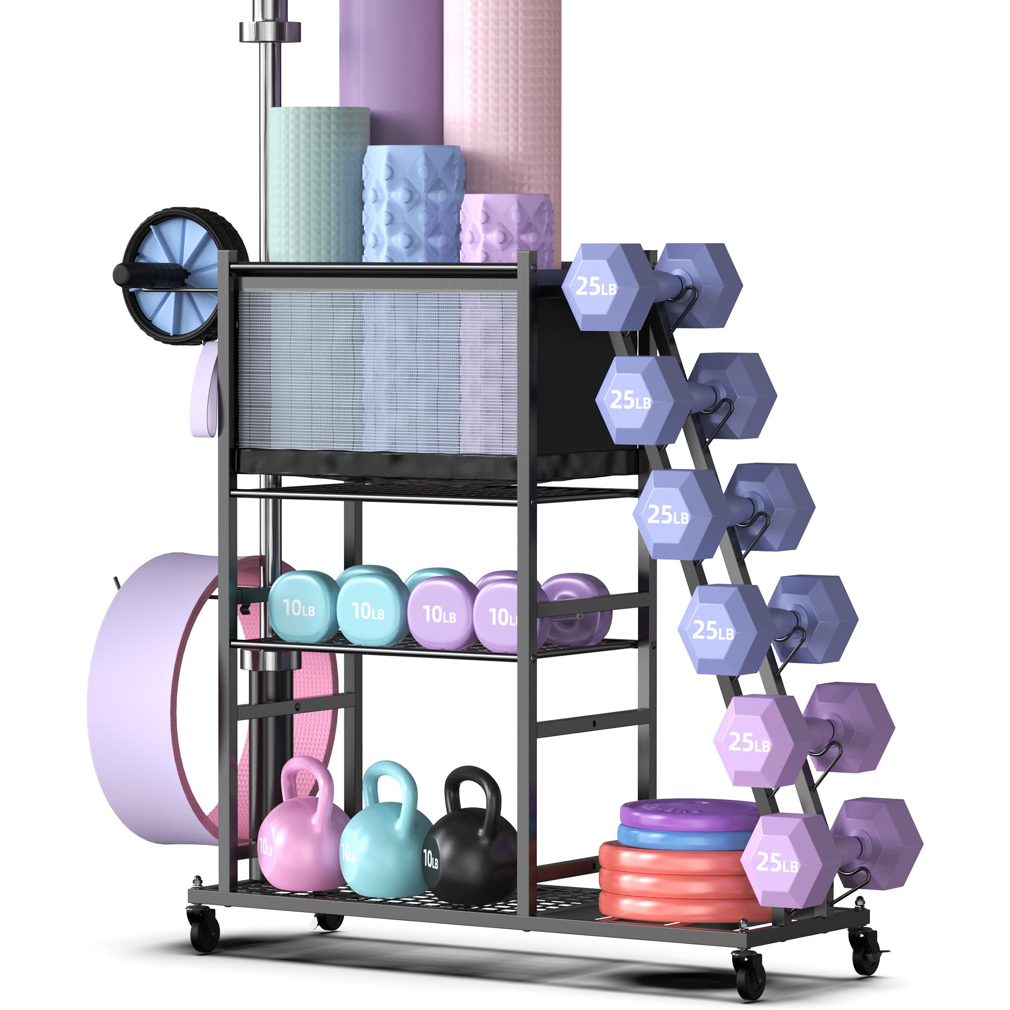 Sport Check Rack Ophelia & Co. Steel Freestanding Sports Rack | Wayfair.co.uk