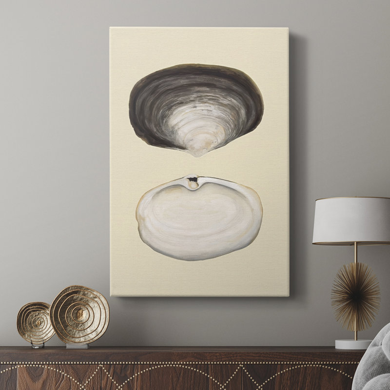 Bivalve Shells II - galerie sur mesure Cavas, H 12 po x l 8 po