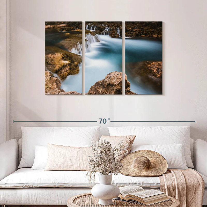 Alvord Waterfalls Scenery, 28" H x 45" W