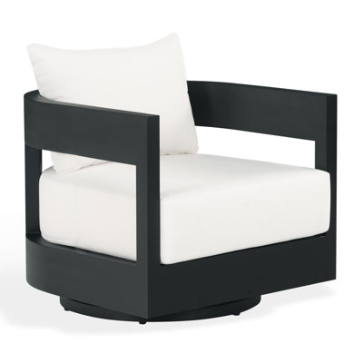 Chaise de patio pivotante Cedeno
