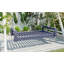 Ensemble de balançoires à baldaquin simple, structure de patio en bois d'acacia avec cordes en chanvre pour le jardin, la cour arrière, gris-287406470