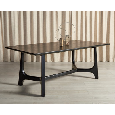 Burk 76" Trestle Dining Table