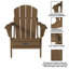 Chaise Adirondack pliable pour l'extérieur-1599260001