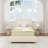 Soft Cream Style Boucle Cloud Bed-5161066-7572741