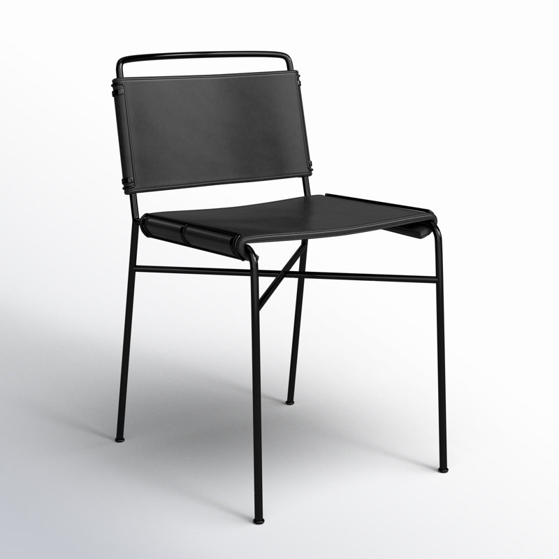 Loralee Upholstered Dining Chair, Black