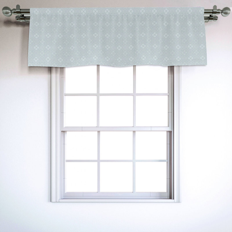 Sateen Ruffled Window Valance