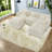 Multifunctional Corduroy Sofas, U-shaped Spacious Design With Storage Console For Home