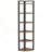 70.87 Inch Tall 6-Tier Rustic White Corner Bookshelf For Efficient Storage And Decor In Living Rooms & Offices-196806761
