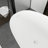 65'' x 29.5'' Freestanding Soaking Solid Surface Bathtub-92361382