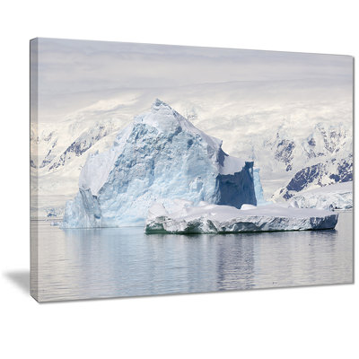 « antarctique montagnes », impression sur toile