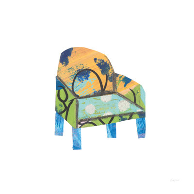 Mod Chairs II Crop by Courtney Prahl - Wrapped Canvas Painting