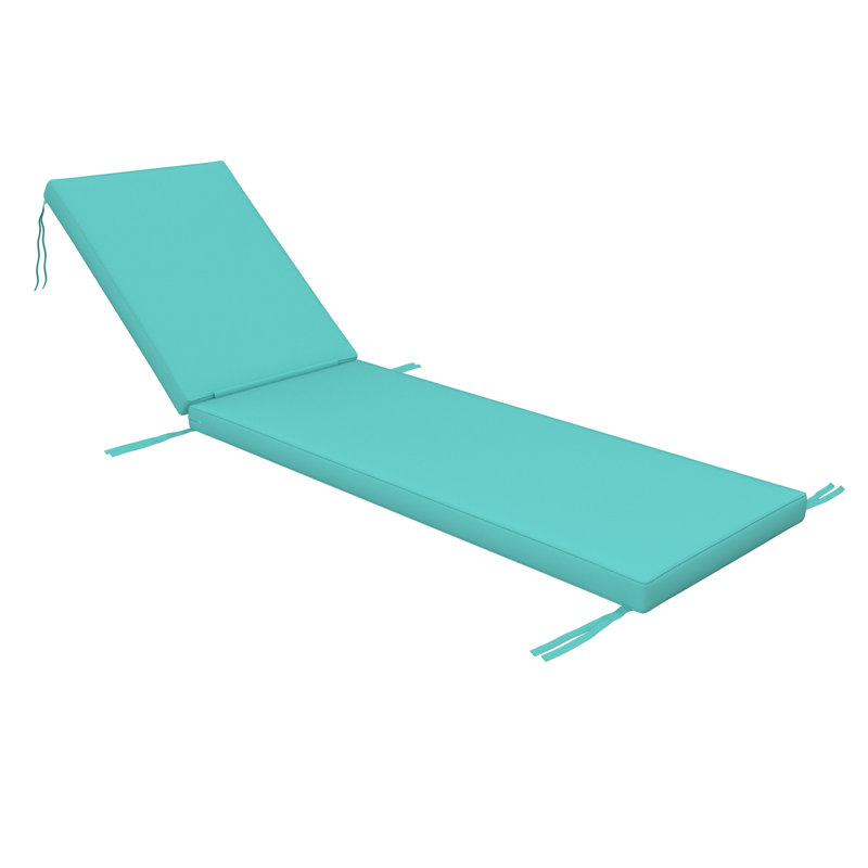Sunbrella® Outdoor Chaise Cushion, 21" W x 78" D, Sunbrella® Canvas Aruba