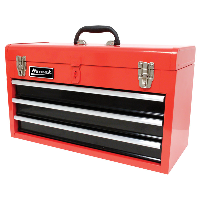20" Tool Box, Red