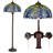 Aleceia 65'' Dark Blue LED Traditional Floor Lamp with Outlet