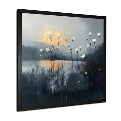Fleurs sauvages abstraites Pure Form II - art mural fleurs sauvages pour le salon