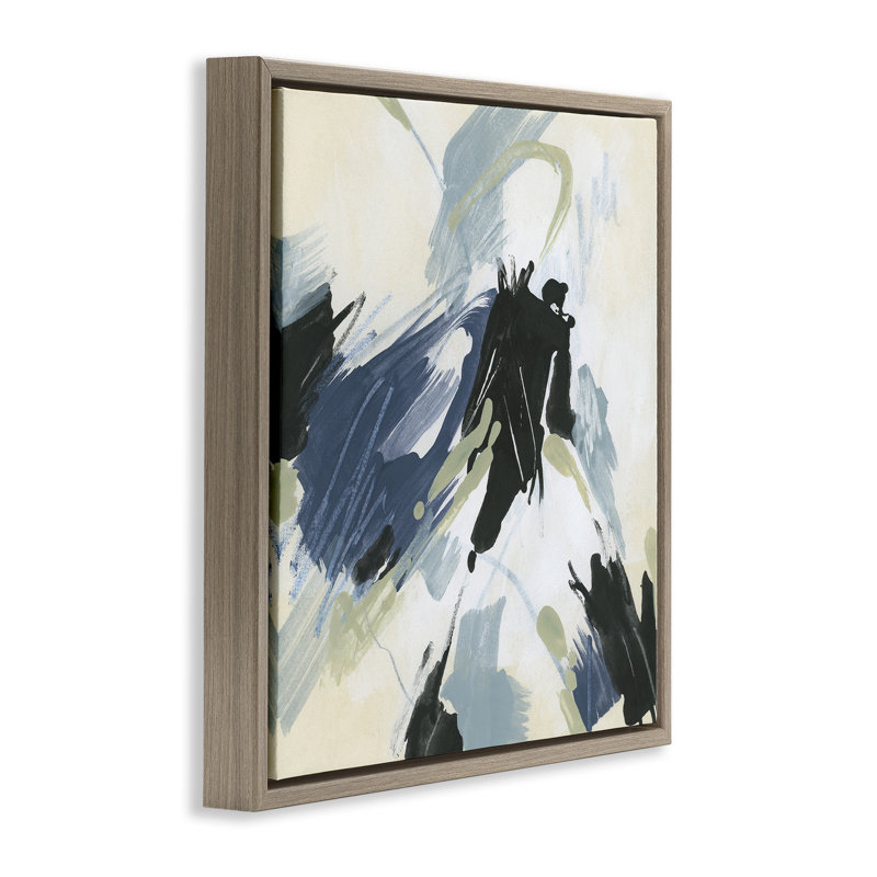 Art mural dynamique sur toile à motif abstrait dynamique par June Erica Vess, H 18 po x l 18 po x P 1,7 po